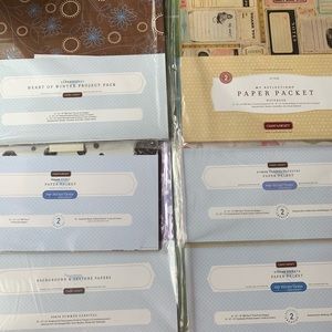 6 close to my heart paper packs Scrapbooking